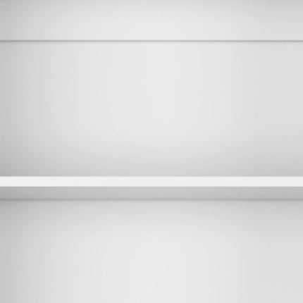 Set of Three White Wood Five Tier Modular Bookcase