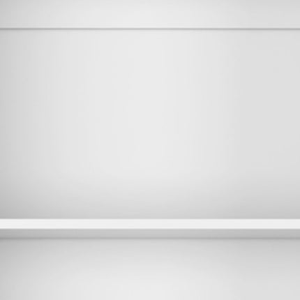 Set of Three White Wood Twelve Tier Modular Bookcase with Two Doors