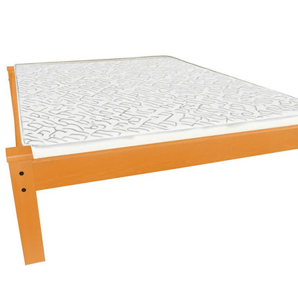Yellow Solid Wood Full Bed Frame