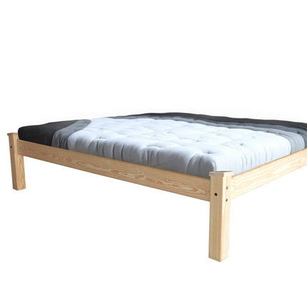 Natural Solid Wood Full Bed Frame