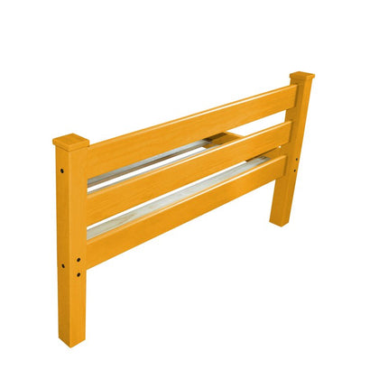 Yellow Solid Wood Twin Bed Frame
