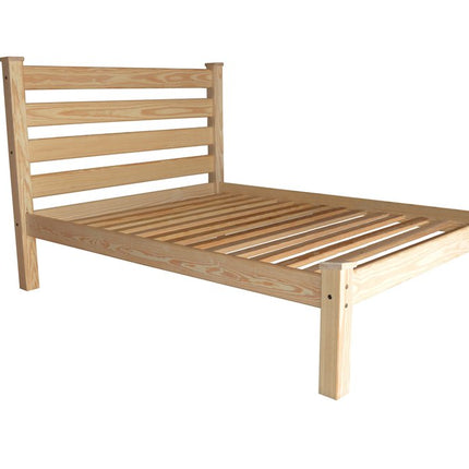 Natural Solid Wood Queen Bed Frame