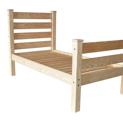 Natural Solid Wood Twin Bed Frame