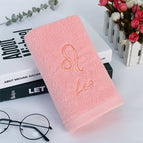 0480 Leo Pink / 70X140cm Bath Towel