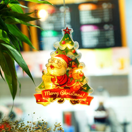 Christmas Decoration Lights Santa Snowman Elk