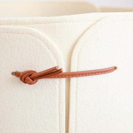 Felt Foldable Dirty Laundry Bucket  Basket Sundries