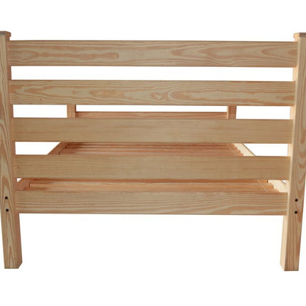 Natural Solid Wood Queen Bed Frame