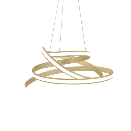 Gold Metal LED Dimmable Smart Enabled Chandelier