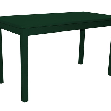 60" Dark Green Solid Wood Dining Table