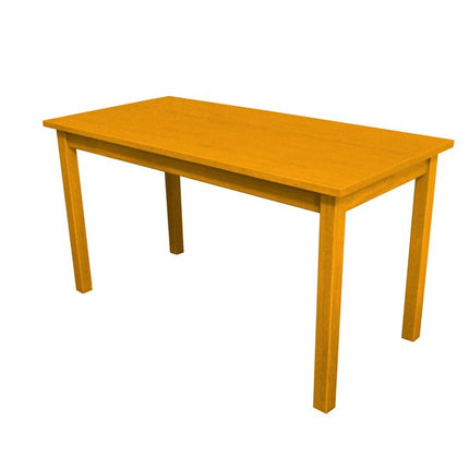 60" Goldenrod Solid Wood Dining Table