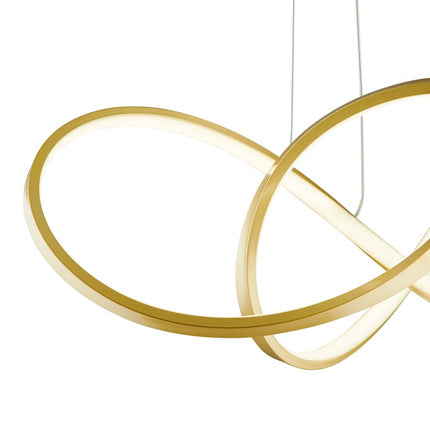 Gold Metal LED Dimmable Smart Enabled Chandelier