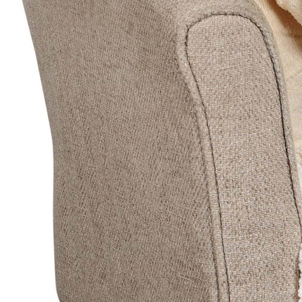 King Cream Fleece Knitted Plush Blanket
