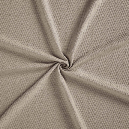 Queen Khaki Cotton Waffle Weave Blanket
