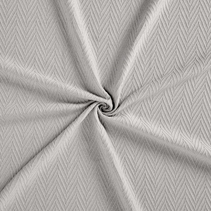 King Silver Cotton Waffle Weave Blanket