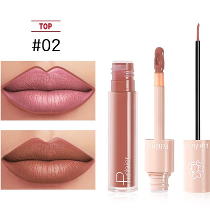 Pudaier Dual Lipstick Lip Gloss Liquid Lipstick