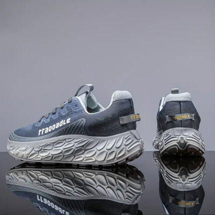Men's New Style Sport Casual Shoes with Thick Soles for Heightening, Hiking Shoes That Are Ultra-light