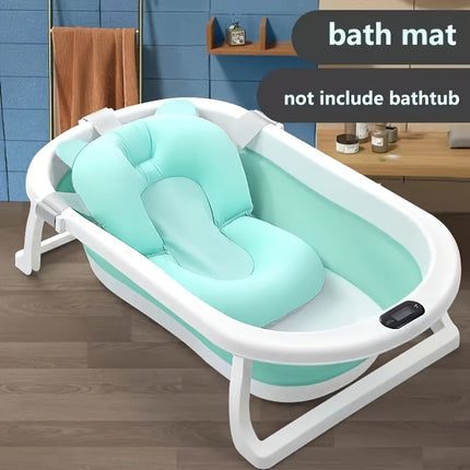 Baby Bath Seat Cushion, Bath Rack Pillow, Soft Non-slip Bath Mat for Toddlers, Bath Net, Bathtub Mat