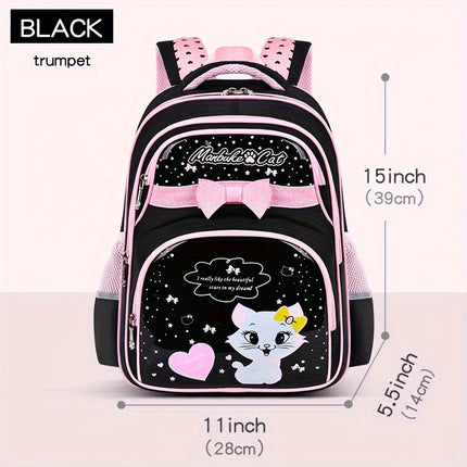 Lightweight Backpacks for Girls in Grades One to Six, Ages 6-12, Popular Among Kids