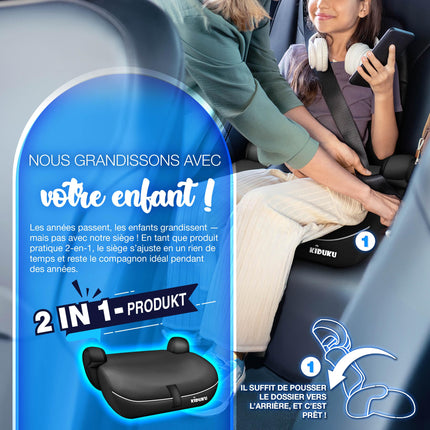 Child Car Seat 9-36 Kg (1-12 Years) with Cushion for Child Seat - ECE R129/03 Car Seat, Group 1/2/3 Child Car Seat 5