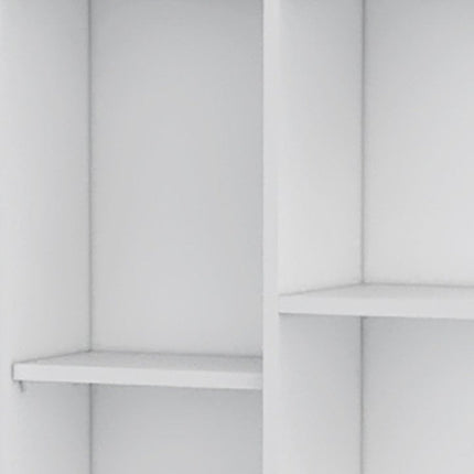 63" White Wood Accent Cabinet With Single Door
