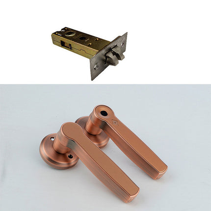 Indoor zinc alloy fingerprint handle lock