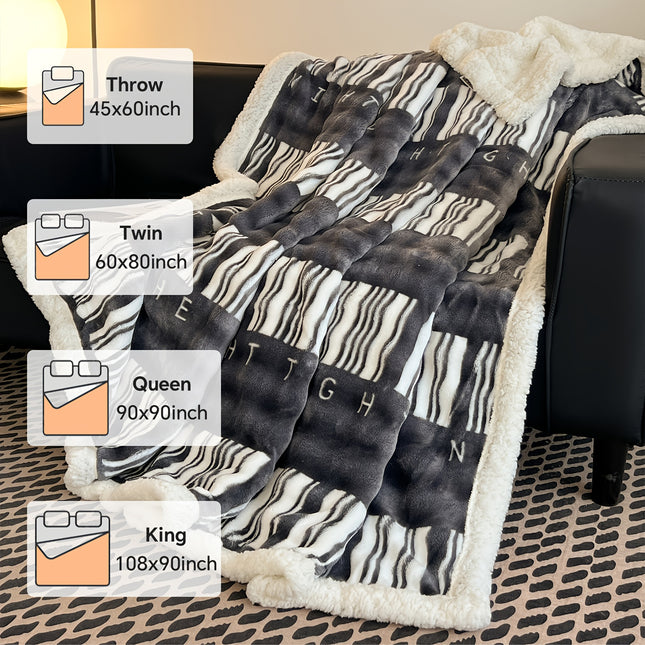 Heavyweight Bed Blanket, Machine Washable King Size Bed Blanket, Gravity Blanket For Sofa Cover