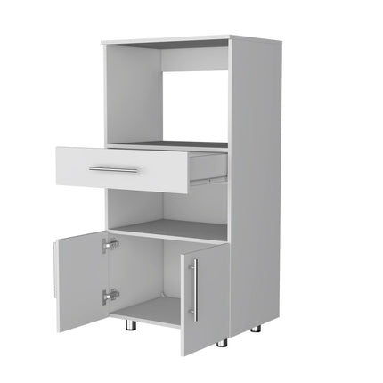 17" White Wood Pantry Or Storage Closet