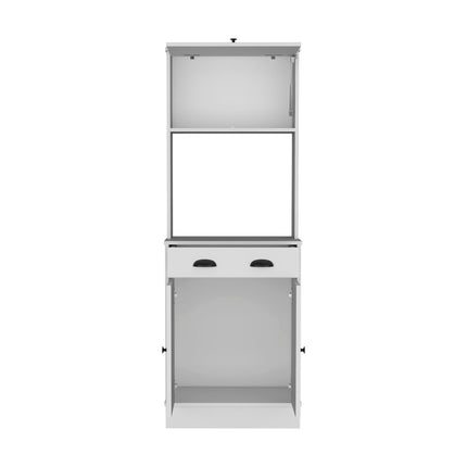 66" White Wood Pantry Or Storage Closet