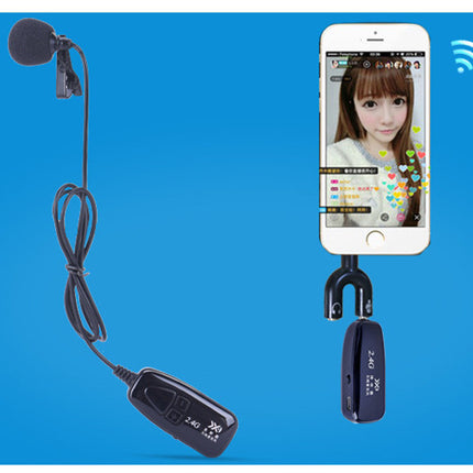2.4G lavalier wireless microphone live broadcast