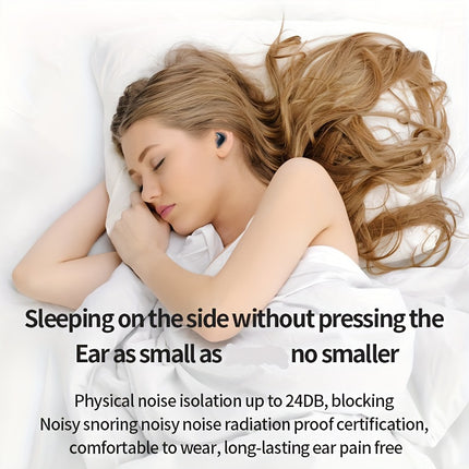 5.3 High-Fidelity Invisible Sleep Wireless Earphones - Earbud Headphones with Ultra Long Battery Life,