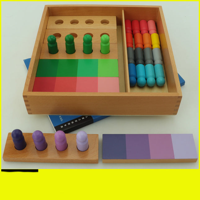Montessori Teaching Aids Sensory Color Game