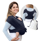 Cotton Baby Sling Navy Blue