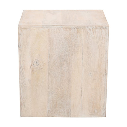 Three Piece Natural Solid Wood Distressed Sled Coffee And End Tables Set