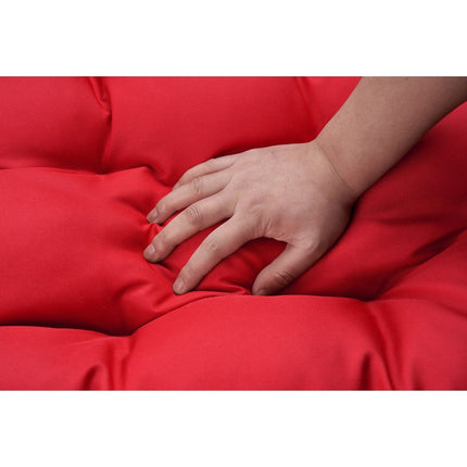 Red Solid Color Double Swing Chair