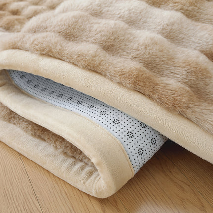 Soft Mat Suitable for Nursery, Playroom & Bedroom - Heavy-Duty Non-Slip Grey Children's Crawling Mat,