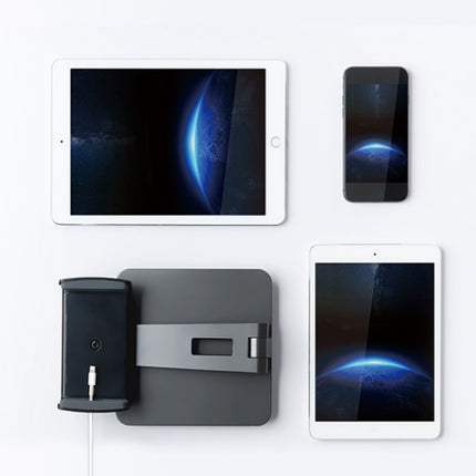 Desktop phone tablet holder