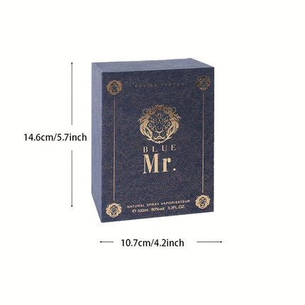 3.38oz Mr. Blue Men'S Perfume Long-Lasting Fragrance Lion Domineering Perfume