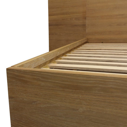 Natural Wood Queen Bed Frame