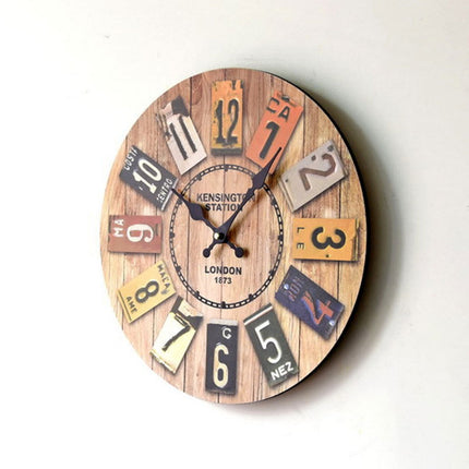 European retro wall clock