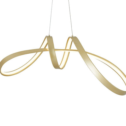 Gold Metal LED Dimmable Chandelier