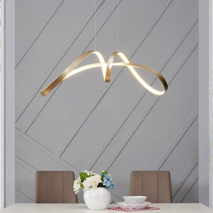 Gold Metal LED Dimmable Smart Enabled Chandelier