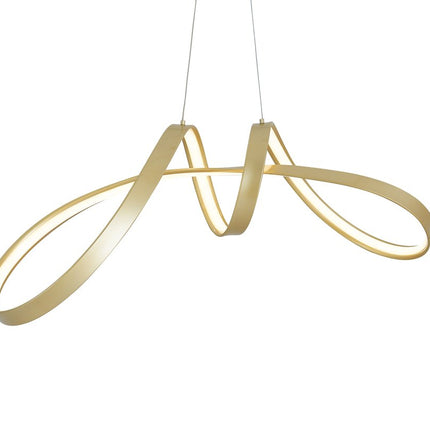 Gold Metal LED Dimmable Smart Enabled Chandelier