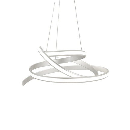 Silver Metal LED Dimmable Smart Enabled Chandelier