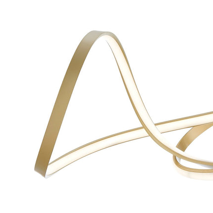 Gold Metal LED Dimmable Smart Enabled Chandelier
