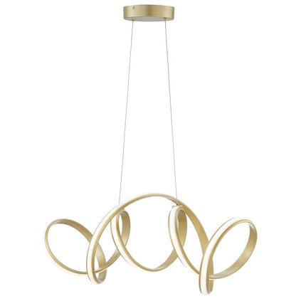 Gold Metal LED Dimmable Chandelier