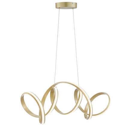 Gold Metal LED Dimmable Chandelier