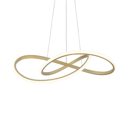 Gold Metal LED Dimmable Chandelier