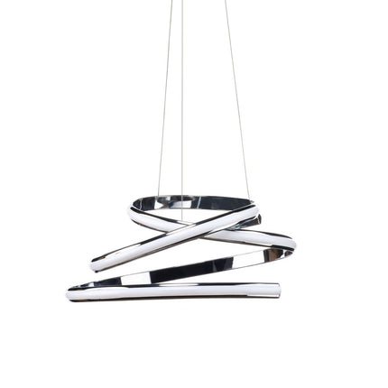Silver Metal LED Dimmable Chandelier
