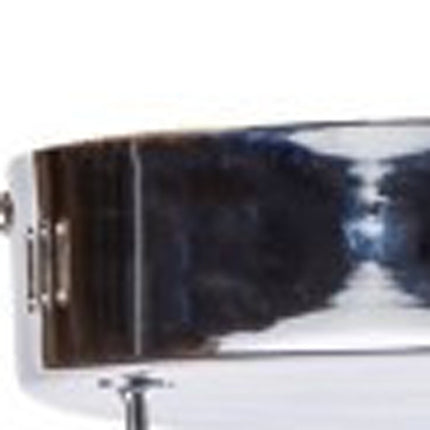 Silver Metallic Six Light Metal LED Dimmable Smart Enabled Ceiling Light