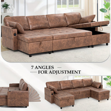 Sofa Bed That Pulls Out, Featuring an Adjustable